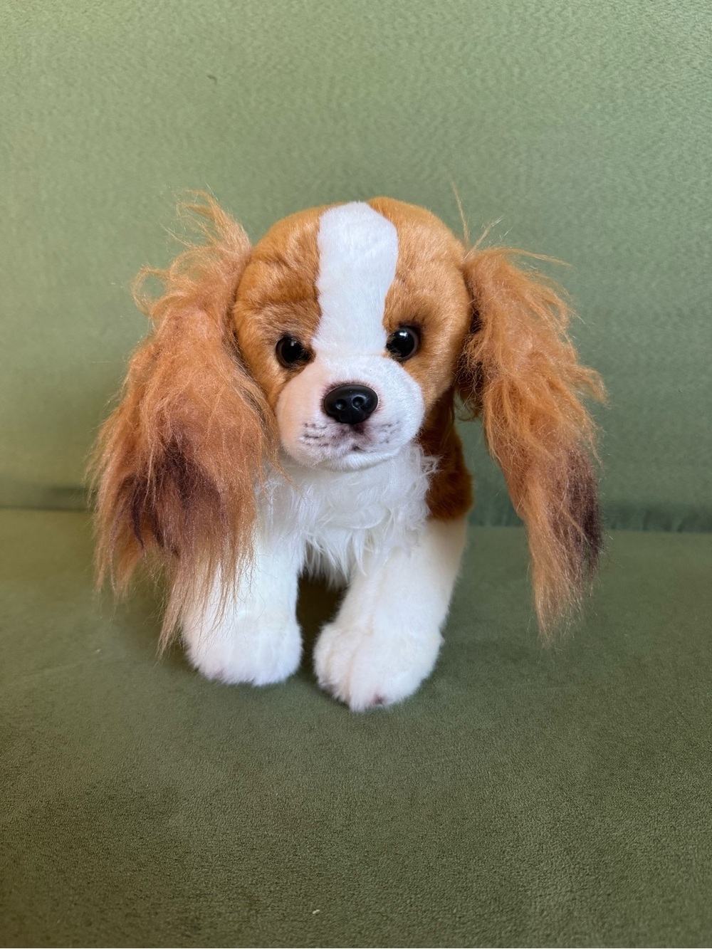 Bearington Collection 13" Cavalier King Charles Sadie Plush Toy Realistic